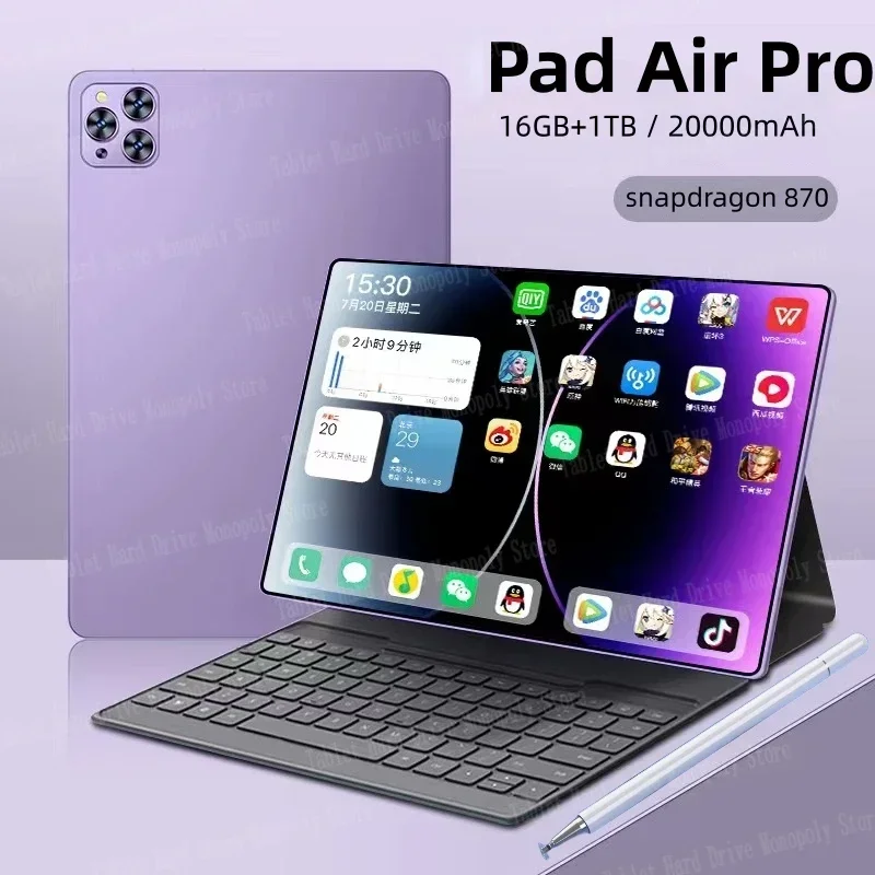 2024 Original Tablet Pad Air Pro 12 Inch 16GB 1TB Global Version tablet Android 13 Core Pad Tablet PC Phone Dual Wifi GPS 태블릿
2024 Original Tablet Pad Air Pro 12 Inch 16GB 1TB Global Version tablet Android 13 Core Pad Tablet PC Phone Dual Wifi GPS 태블릿
