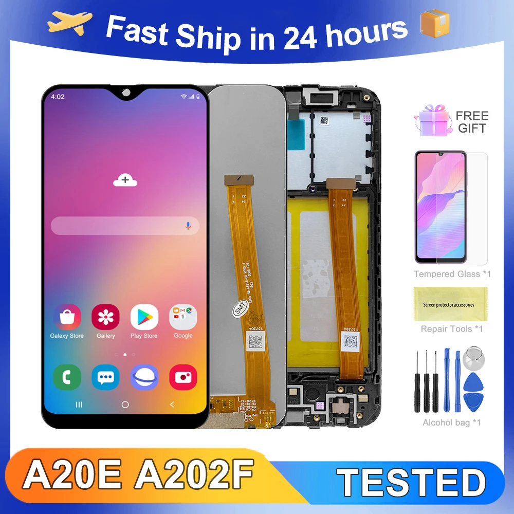 

A20E 5.8''For Samsung For Ori SM-A202F SM-A202K LCD Display Touch Screen Digitizer Assembly Replacement