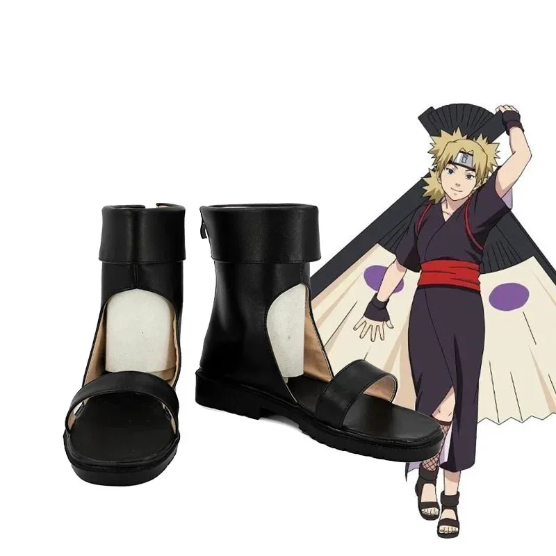 Anime Temari Cosplay Shoes Halloween Party Black Leather Boots Custom Made For Halloween Christmas Temari Cosplay Wigs Hairs 
Anime Temari Cosplay Shoes Halloween Party Black Leather Boots Custom Made For Halloween Christmas Temari Cosplay Wigs Hairs