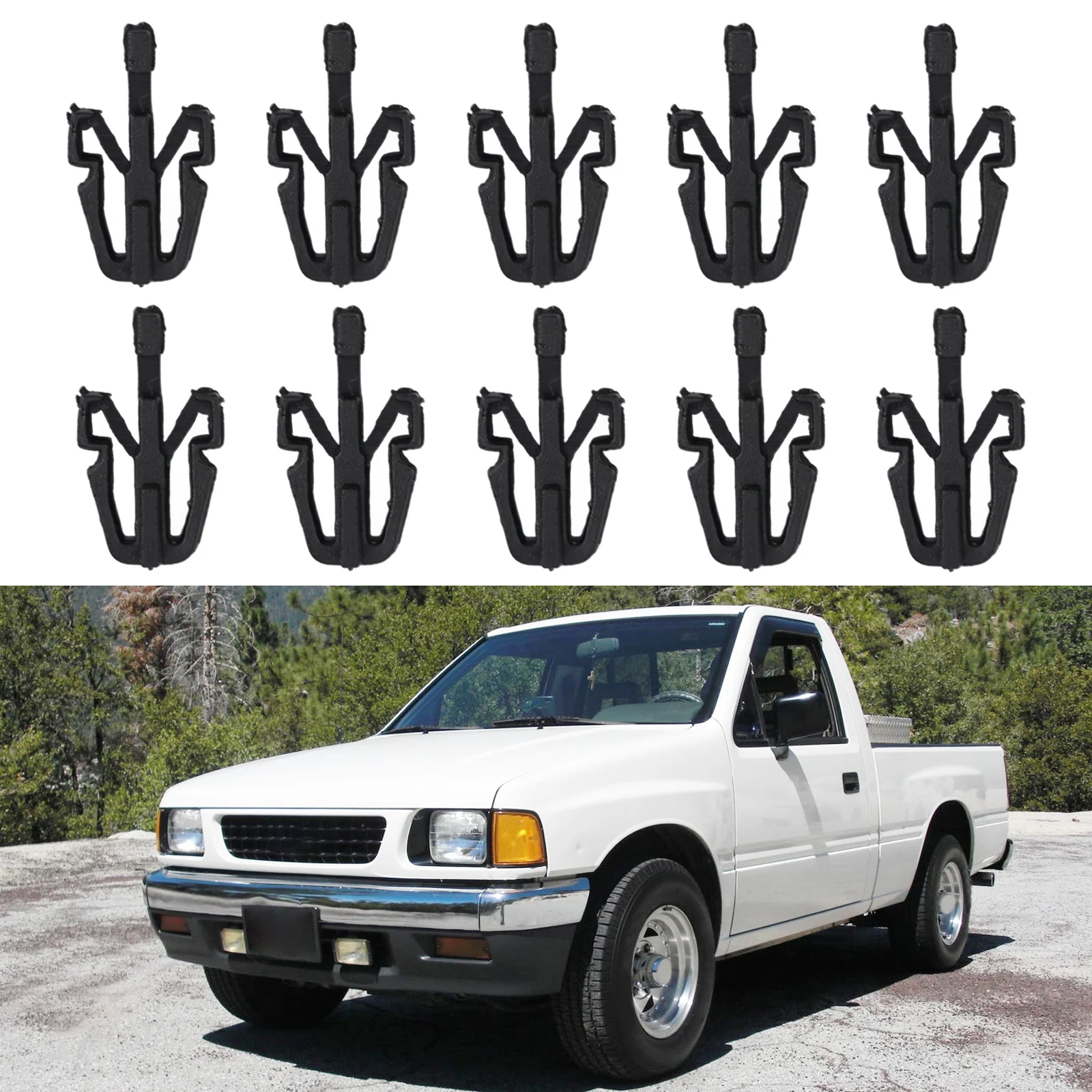 20Pc Front Grille Clips For Holden Rodeo For Isuzu Pickup KBZ TFR D-MAX L200 For Brava Car Clips Fasteners Interior Accessories
20Pc Front Grille Clips For Holden Rodeo For Isuzu Pickup KBZ TFR D-MAX L200 For Brava Car Clips Fasteners Interior Accessories