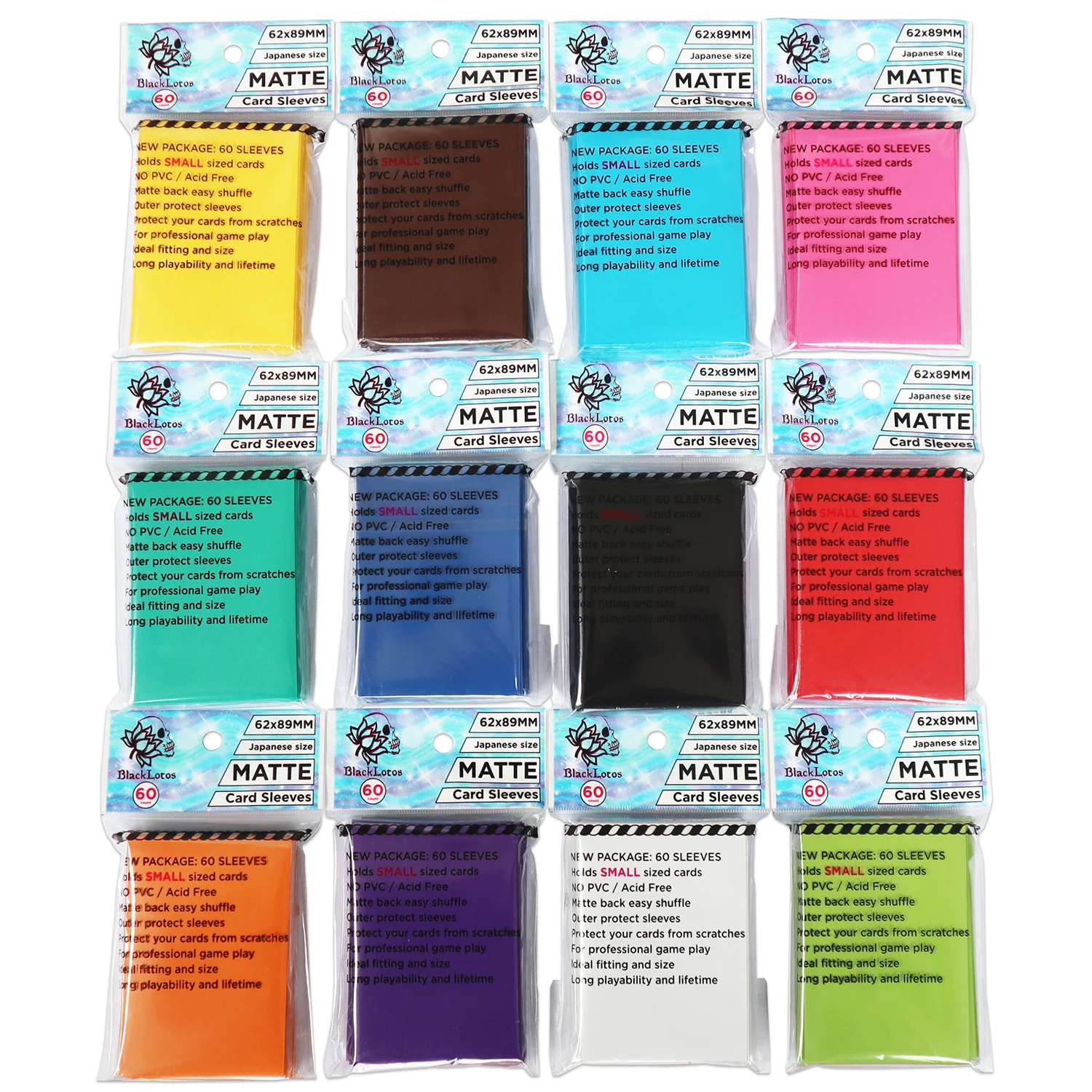 60PCS Matte Outer Colorful Yu Gi Oh Card Sleeves Trading Cards Protector Shield YGO Card Deck Cover Japanese Size Sleeve 62x89mm
60PCS Matte Outer Colorful Yu Gi Oh Card Sleeves Trading Cards Protector Shield YGO Card Deck Cover Japanese Size Sleeve 62x89mm