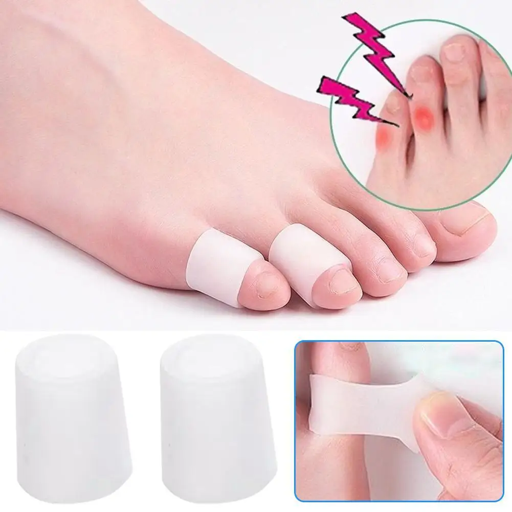 

Toe Protectors Silicone Toe Sleeve Toe Covers for Hammer Toes, Corns, Calluses, Blisters Soft Gel Protector Toe Cushions