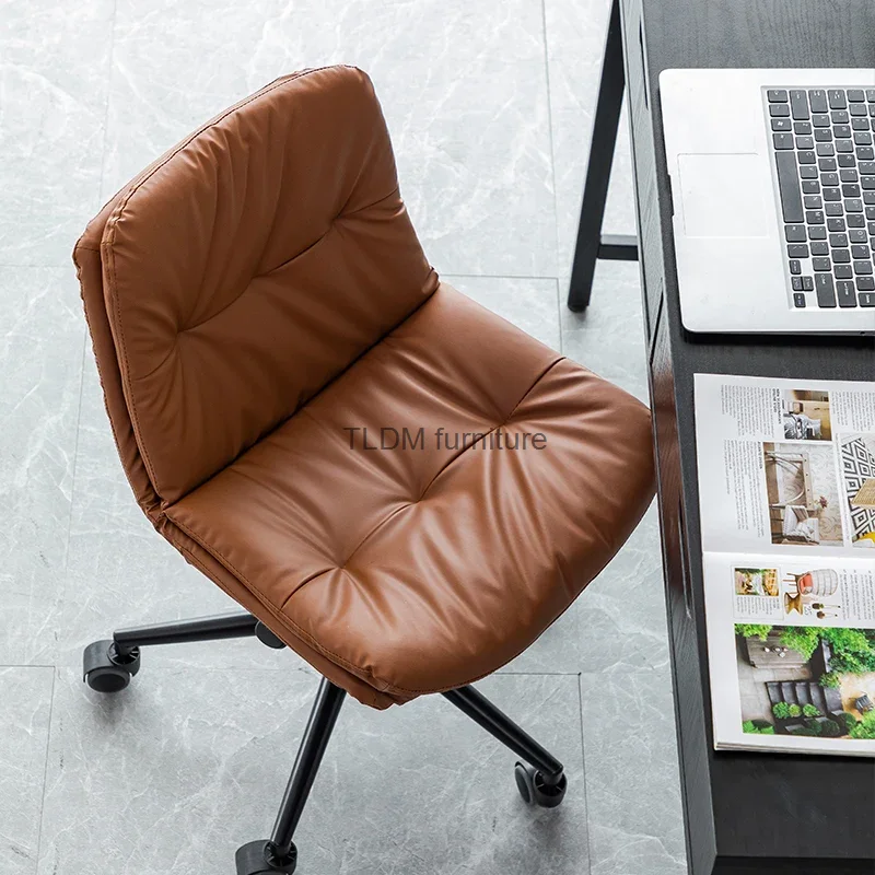 Designer Luxury Office Chairs Wheels Back Cushion No Armrest Office Chair Replacement Swivel Sillas De Oficina Furnitures
Designer Luxury Office Chairs Wheels Back Cushion No Armrest Office Chair Replacement Swivel Sillas De Oficina Furnitures