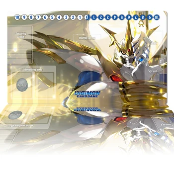 Tapete de Jogo YuGiOh OCG Salamangreat: O Companheiro Essencial para Duelos Envolventes 9 Digimon Duel Playmat Imperialdramon DTCG CCG Board Game Trading Card Game Mat Custom Anime Mouse Pad Rubber Desk Mat Zones & Bag