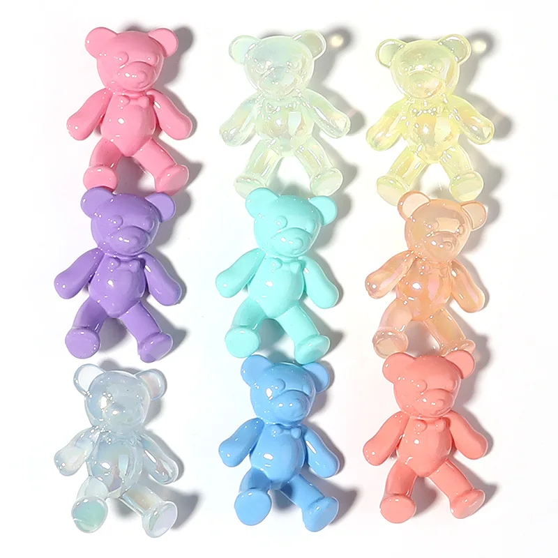 10pcs/Lot Acrylic Transparent Plated Loose Beads Colorful Bear Shape Beads For Jewelry Diy Making Necklace Bracelet Accessory
10pcs/Lot Acrylic Transparent Plated Loose Beads Colorful Bear Shape Beads For Jewelry Diy Making Necklace Bracelet Accessory