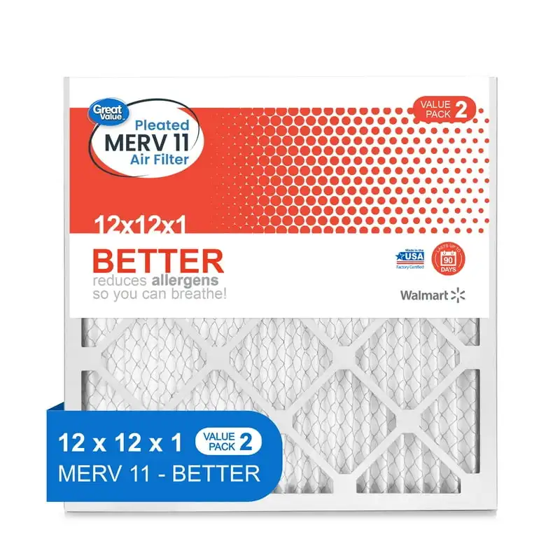 12x12x1; MERV 11 BETTER HVAC Air and Furnance Filter; Reduces Allergens; 2 Filters drip tip Solar pool heater Jewelry tools Per
12x12x1; MERV 11 BETTER HVAC Air and Furnance Filter; Reduces Allergens; 2 Filters drip tip Solar pool heater Jewelry tools Per