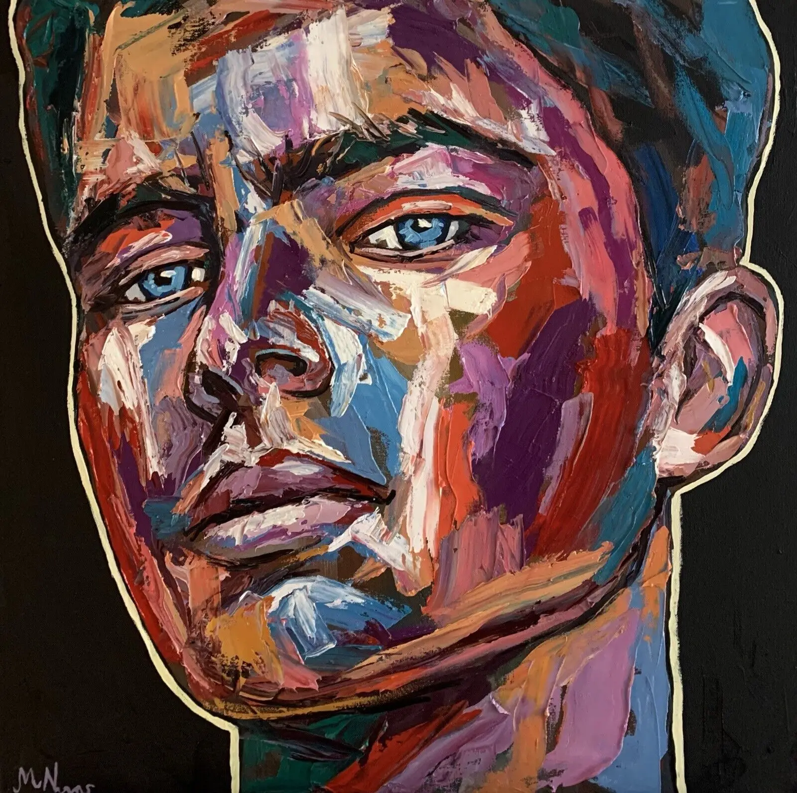 100%Handmade Oil Painting Male Portrait Gay Queer LGBT Art Man FaceHomoerotic Oil Painting
100%Handmade Oil Painting Male Portrait Gay Queer LGBT Art Man FaceHomoerotic Oil Painting