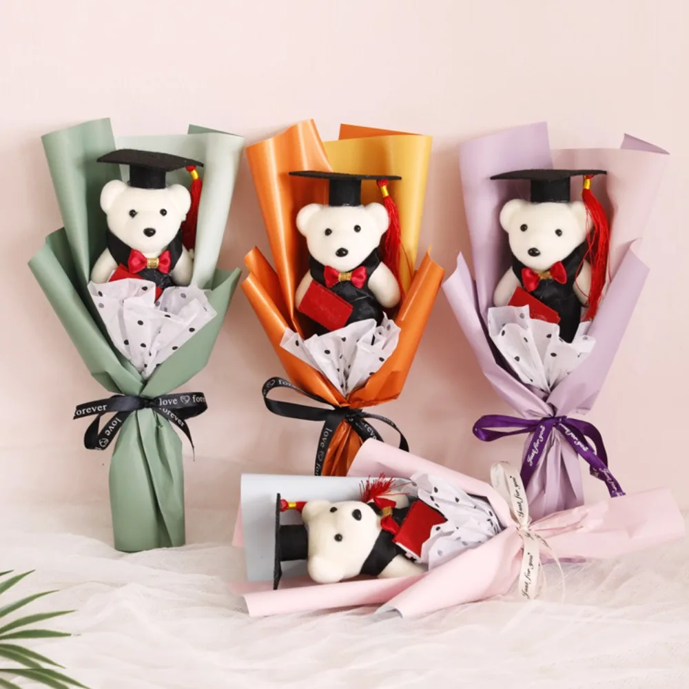 Chic Graduation Gift Cartoon Lovely Bear Bouquet Decoration Bear Animal Plush Toy Bear Bouquet Valentine'S Day Birthday Party
Chic Graduation Gift Cartoon Lovely Bear Bouquet Decoration Bear Animal Plush Toy Bear Bouquet Valentine'S Day Birthday Party