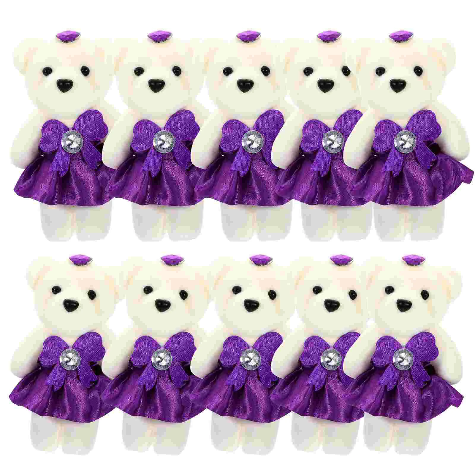 10pcs Plush Bear Wedding Bouquet Decoration Stuffed Bear Animal Dolls for Bouquet
10pcs Plush Bear Wedding Bouquet Decoration Stuffed Bear Animal Dolls for Bouquet