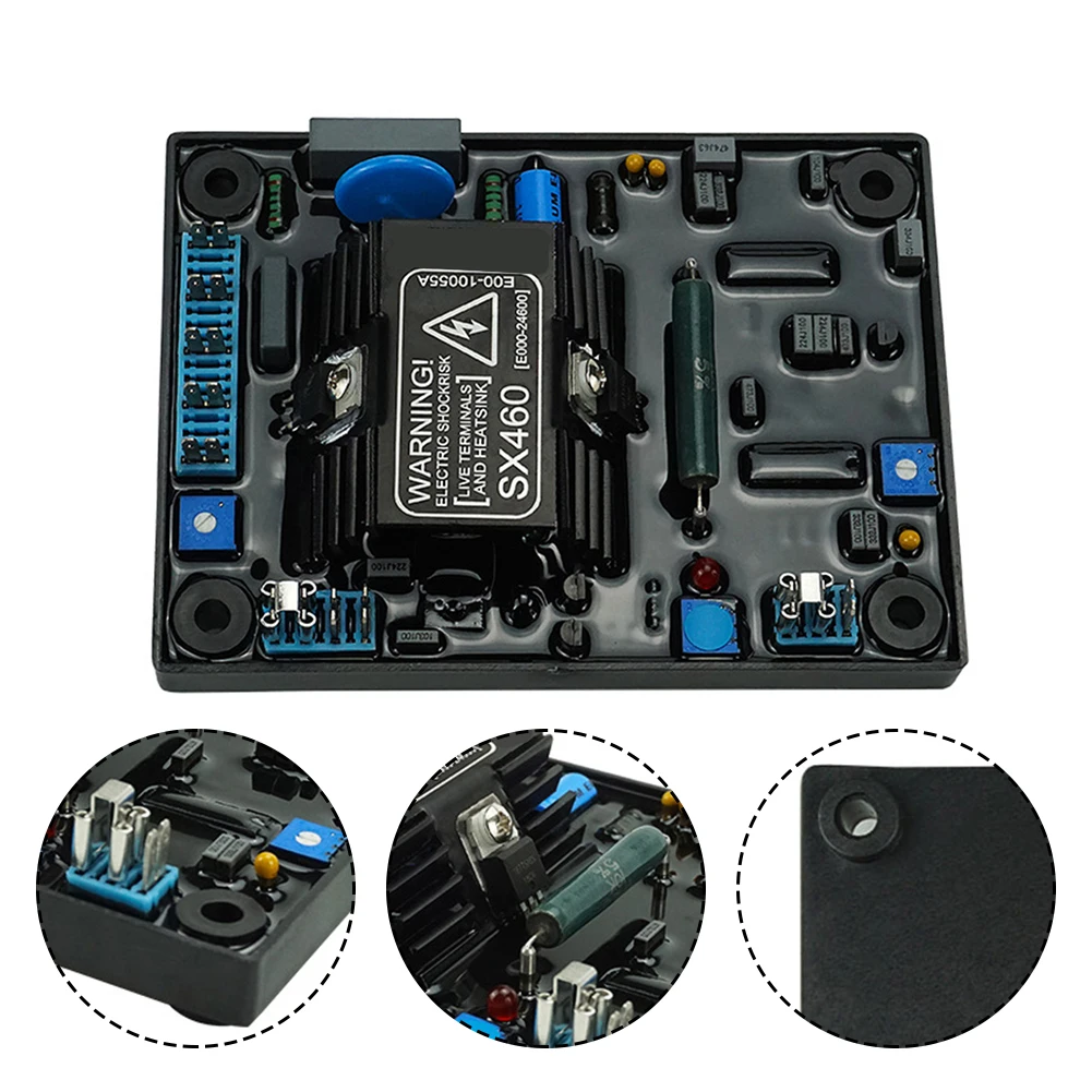 1pcs Reliable Generator Automatic Voltage Regulator With AVR SX460 Loss Detection Low Generator Replacement Accessories
1pcs Reliable Generator Automatic Voltage Regulator With AVR SX460 Loss Detection Low Generator Replacement Accessories