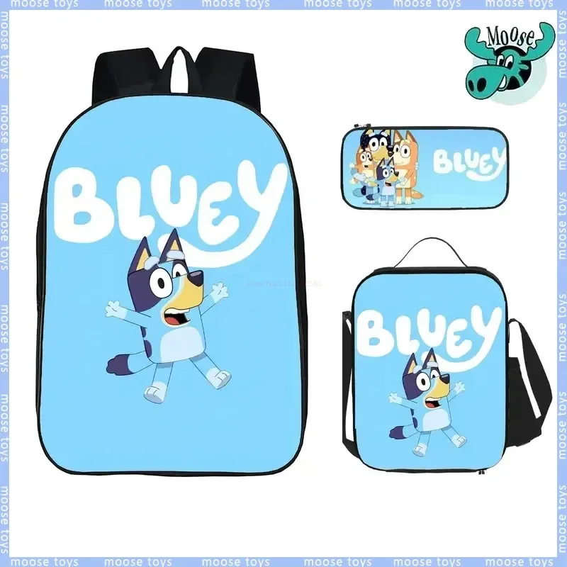Moose School Bag Bluey Backpack Printed Three-piece Set Backpack Messenger Bag Stationery Box Stationery Bag Children's Gifts
Moose School Bag Bluey Backpack Printed Three-piece Set Backpack Messenger Bag Stationery Box Stationery Bag Children's Gifts