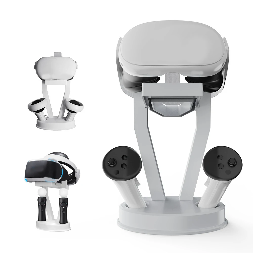 Stand Holder for Meta Quest 3 VR Headset & Controller Display Bracket VR Glasses Rack Holder Stable Release Button Organizer
Stand Holder for Meta Quest 3 VR Headset & Controller Display Bracket VR Glasses Rack Holder Stable Release Button Organizer