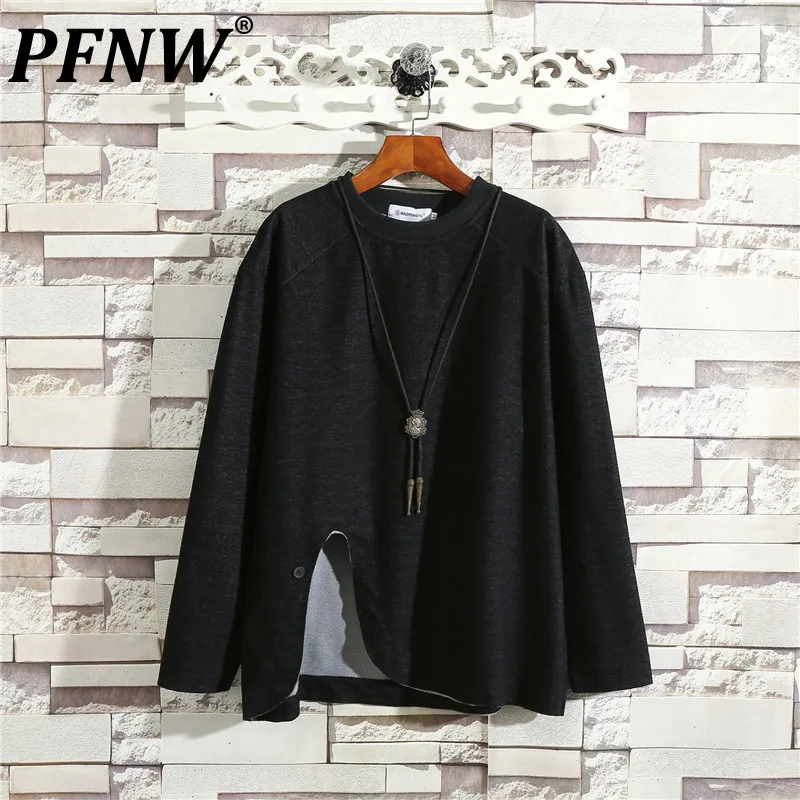 PFNW Men's New Original Irregular Autumn Long Sleeve Personalized Darkwear Chic Pullover Trendy Brand Round Neck Sweater 12Z4406
PFNW Men's New Original Irregular Autumn Long Sleeve Personalized Darkwear Chic Pullover Trendy Brand Round Neck Sweater 12Z4406