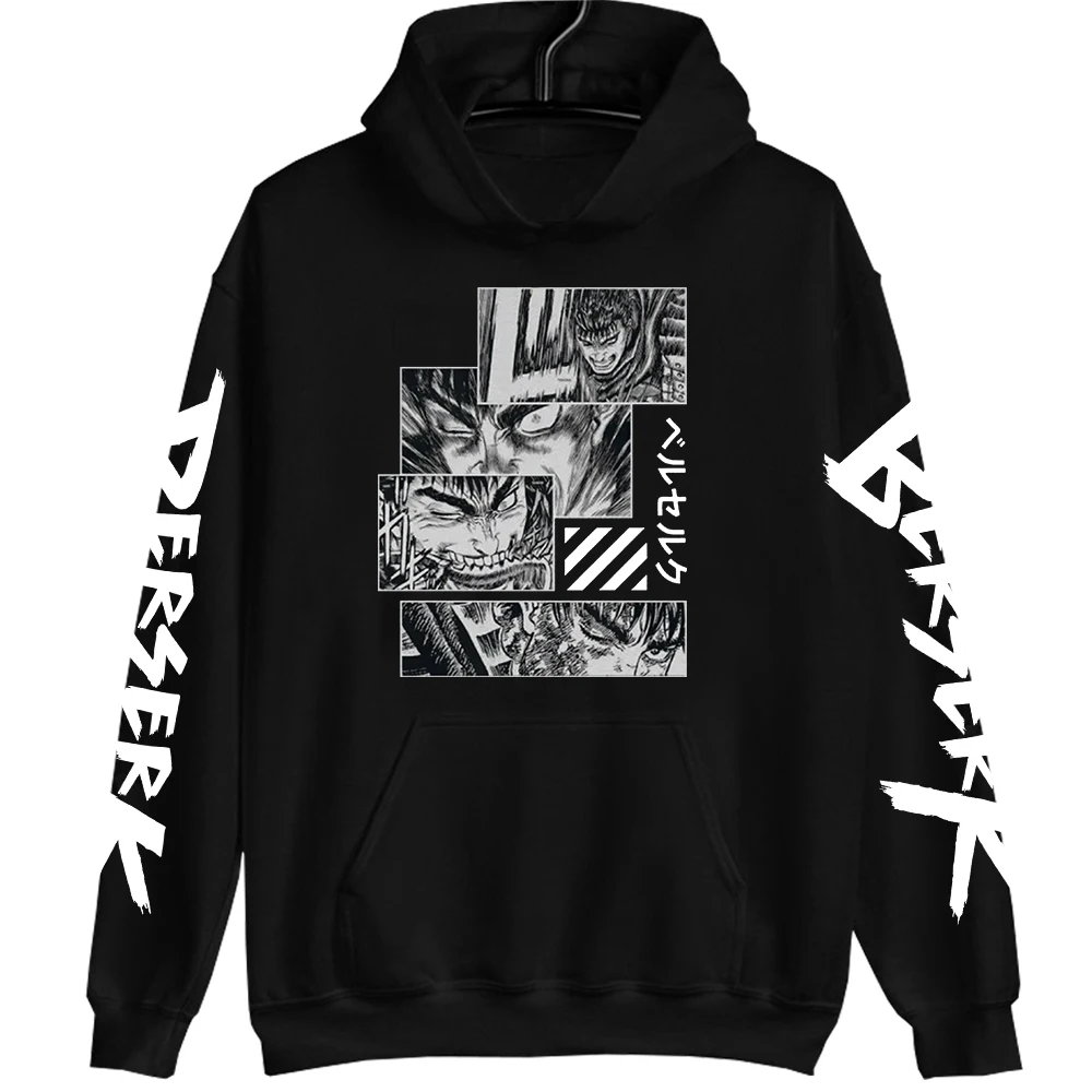 Hot Anime Hoodie Berserk Guts Hip Hop Long Sleeve Casual Loose Print Anime Streetwear Harajuku Pullover Tops
Hot Anime Hoodie Berserk Guts Hip Hop Long Sleeve Casual Loose Print Anime Streetwear Harajuku Pullover Tops