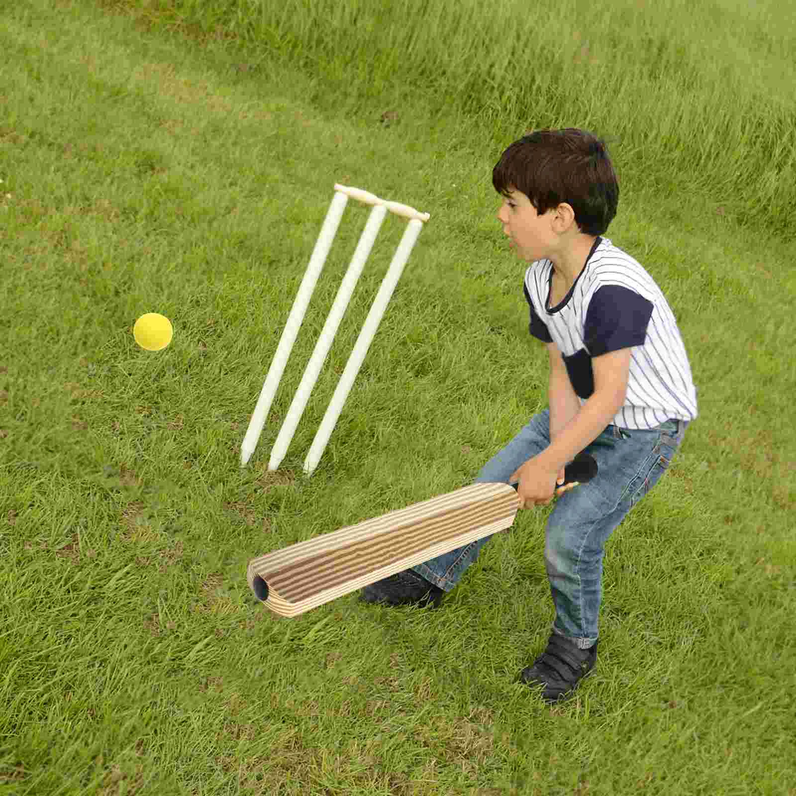 Indoor Balls Balance Improvement Toy Safe Cricket Set for Kids Play Children Sports Coordination Bat Plaything Kids Crickets
Indoor Balls Balance Improvement Toy Safe Cricket Set for Kids Play Children Sports Coordination Bat Plaything Kids Crickets