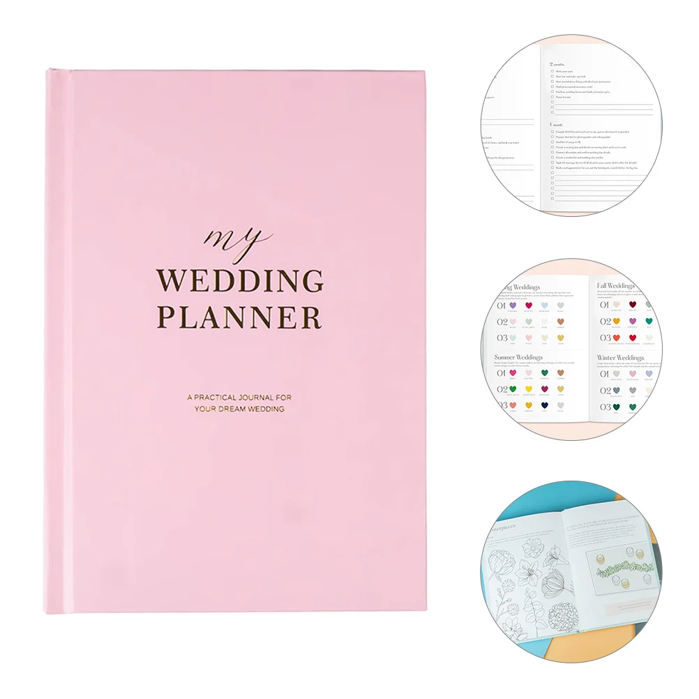 Wedding Planner Book Planning Bridal Notepad Notebook Organizer Gift Diary Engagement Journal Shower Bride Creative Calendar
Wedding Planner Book Planning Bridal Notepad Notebook Organizer Gift Diary Engagement Journal Shower Bride Creative Calendar