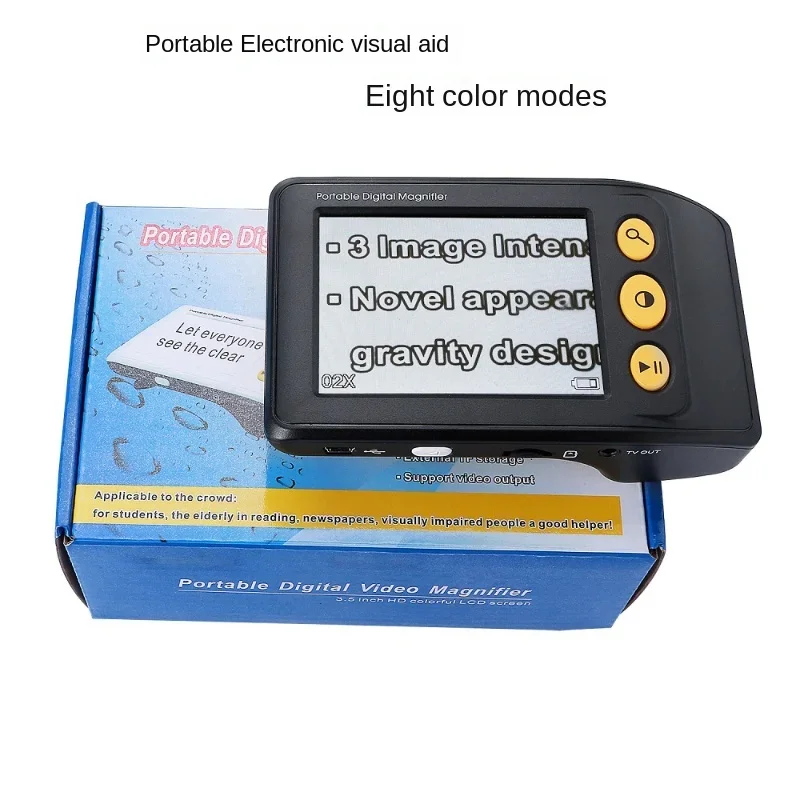 3.5 inch handheld low vision electronic visual aid device portable high-definition magnifying glass
3.5 inch handheld low vision electronic visual aid device portable high-definition magnifying glass