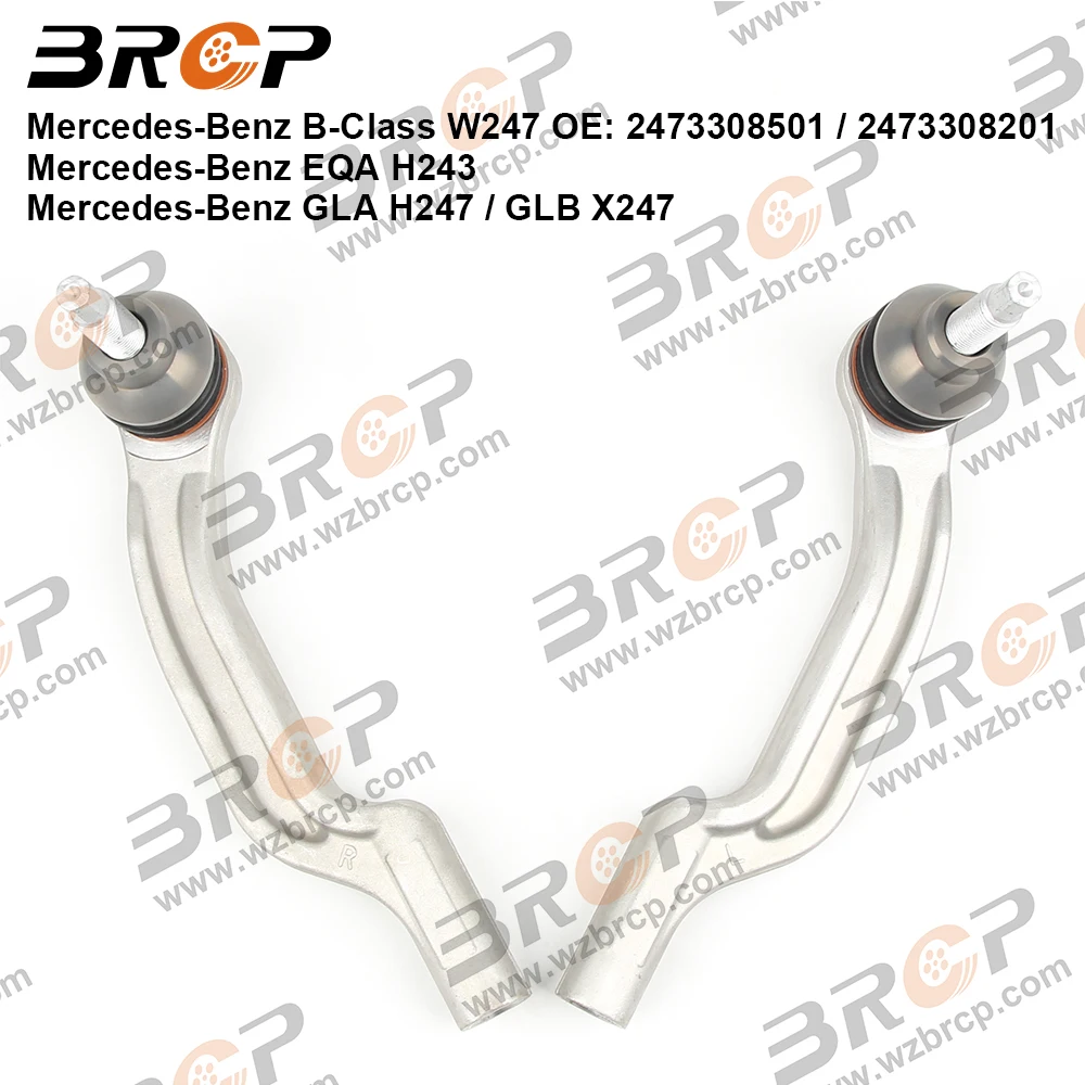 BRCP Pair Front Axle Outer Steering Tie Rod Ends Ball Joint For Mercedes Benz B Class W247 GLA GLB X247 2473308501 2473308201
BRCP Pair Front Axle Outer Steering Tie Rod Ends Ball Joint For Mercedes Benz B Class W247 GLA GLB X247 2473308501 2473308201
