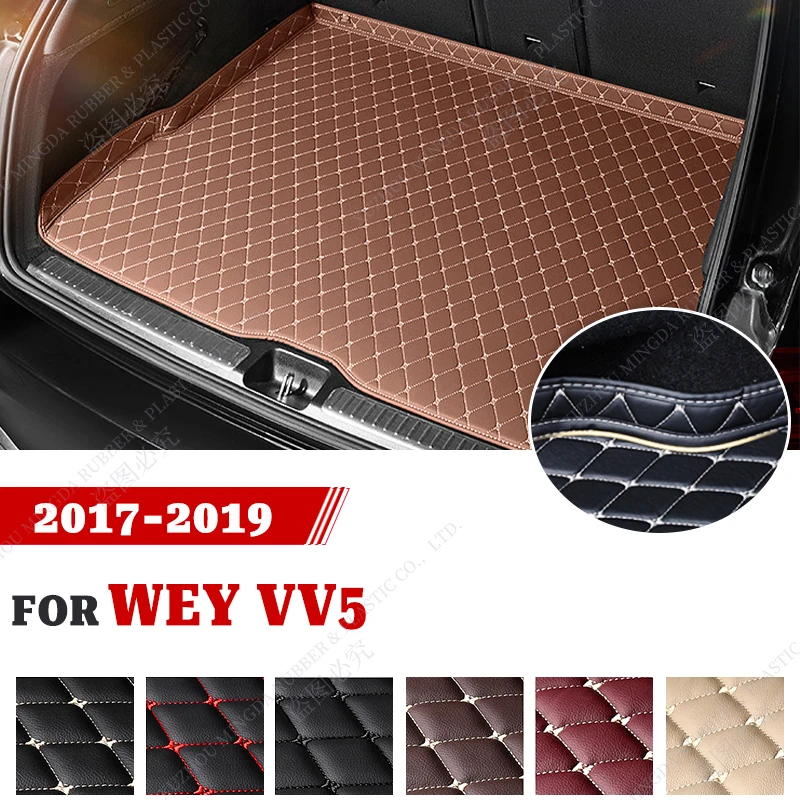 Коврик для багажника автомобиля для WEY VV5 2017 2018 2019, пользовательские автомобильные аксессуары, украшение интерьера автомобиля
Коврик для багажника автомобиля для WEY VV5 2017 2018 2019, пользовательские автомобильные аксессуары, украшение интерьера автомобиля