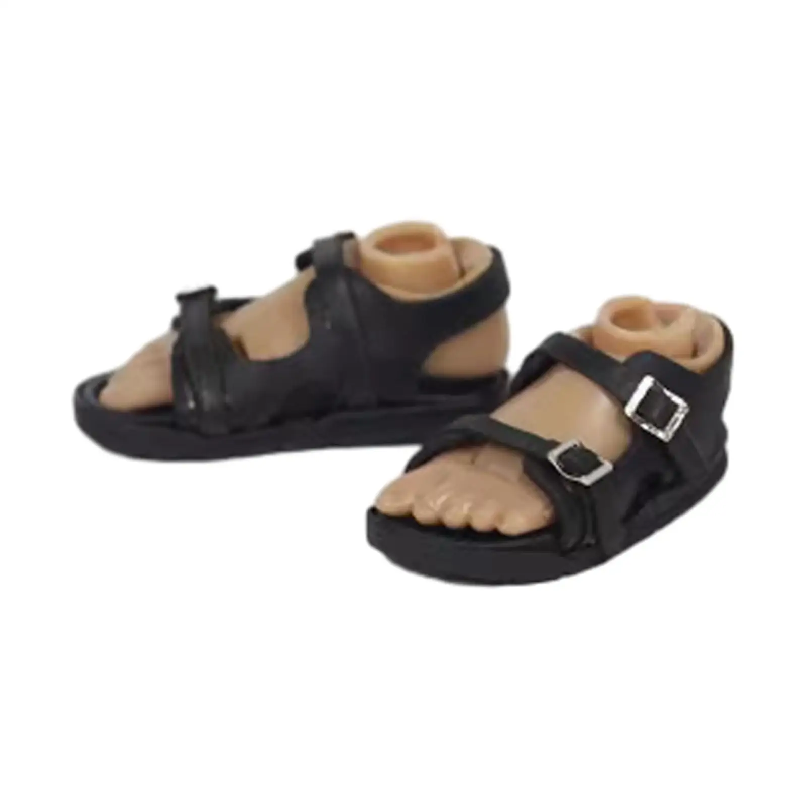 

Сандалии с ногами в масштабе 1:6, пляжные сандалии, Классическая обувь для 12-дюймовых экшн-фигурок, части тела