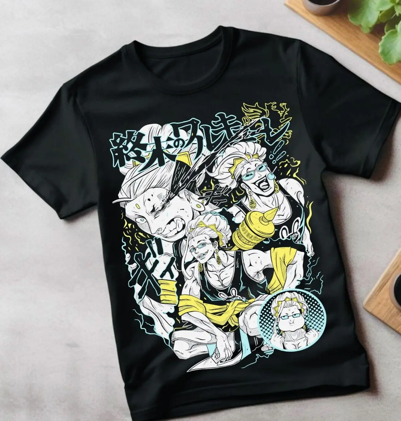 Buda T-Shirt Record Of Ragnarok Buddha Anime Horror Gift Girl shirt All Size 
Buda T-Shirt Record Of Ragnarok Buddha Anime Horror Gift Girl shirt All Size