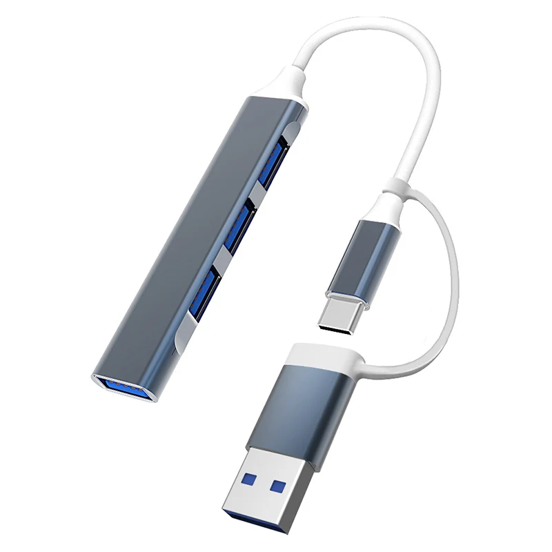 USB 3.0/Type C to USB Ports Hub OTG Adapters Docking Station 4-Port Dock for Laptop Computer Xiaomi Huawei MacBook
USB 3.0/Type C to USB Ports Hub OTG Adapters Docking Station 4-Port Dock for Laptop Computer Xiaomi Huawei MacBook