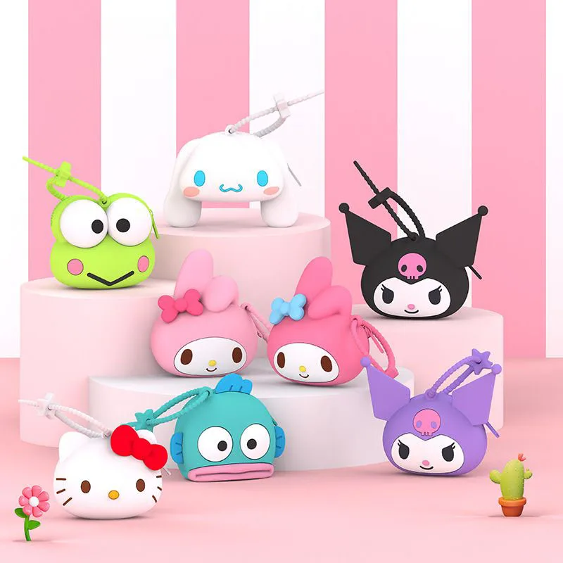 Милая Детская силиконовая мини-сумка Sanrio, мультяшный милый кошелек Hello Kitty Hangyodon Zero, сумка для хранения наушников, подарок на день рождения
Милая Детская силиконовая мини-сумка Sanrio, мультяшный милый кошелек Hello Kitty Hangyodon Zero, сумка для хранения наушников, подарок на день рождения