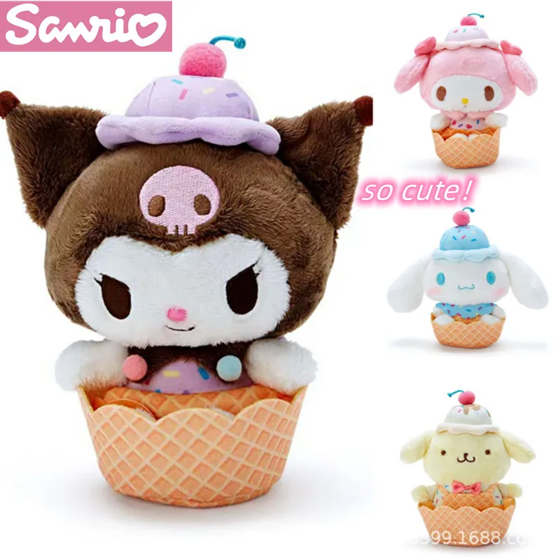 Милый Sanrio мультяшный креативный мороженое конусная серия Kuromi Cinnamoroll помпон пурин милая плюшевая игрушка детский подарок 
Милый Sanrio мультяшный креативный мороженое конусная серия Kuromi Cinnamoroll помпон пурин милая плюшевая игрушка детский подарок