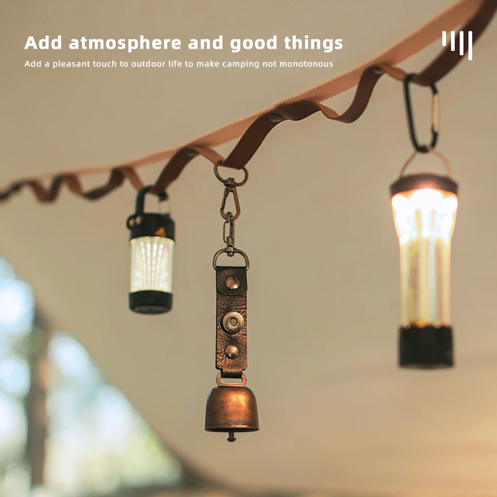 Outdoor Metal Bell Pendant Portable Mini Camping Bell Decoration For Indoor Outdoor
Outdoor Metal Bell Pendant Portable Mini Camping Bell Decoration For Indoor Outdoor