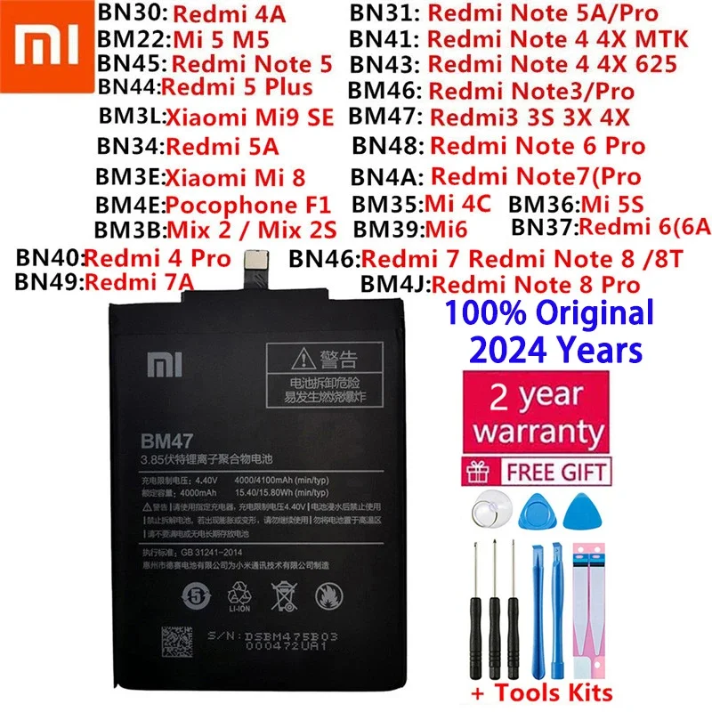 Оригинальный аккумулятор для Xiaomi Mi Redmi Note Mix Max 2 3 3S 3X 4 4X 4A 4C 5 5A 5S M5 6 6A Mi6X 7 7A 8 9 MI9 Pro Plus Lite, батареи
Оригинальный аккумулятор для Xiaomi Mi Redmi Note Mix Max 2 3 3S 3X 4 4X 4A 4C 5 5A 5S M5 6 6A Mi6X 7 7A 8 9 MI9 Pro Plus Lite, батареи