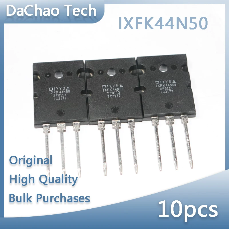 10 шт. IXFK44N50 44A 500V IXYS полевой МОП-транзистор TO-264 оригинальный новый 
10 шт. IXFK44N50 44A 500V IXYS полевой МОП-транзистор TO-264 оригинальный новый