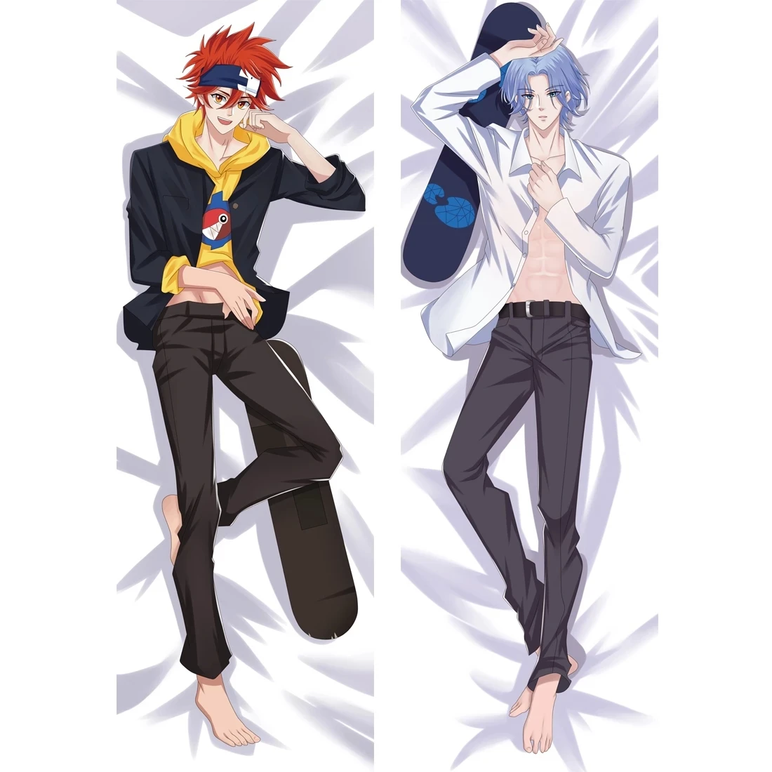 

Anime SK8 The Infinity Reki Kyan Snow Dakimakura Pillow Case Hugging Body Waifu 2-Side Printed SK∞ Pillowcase Bedding Decor