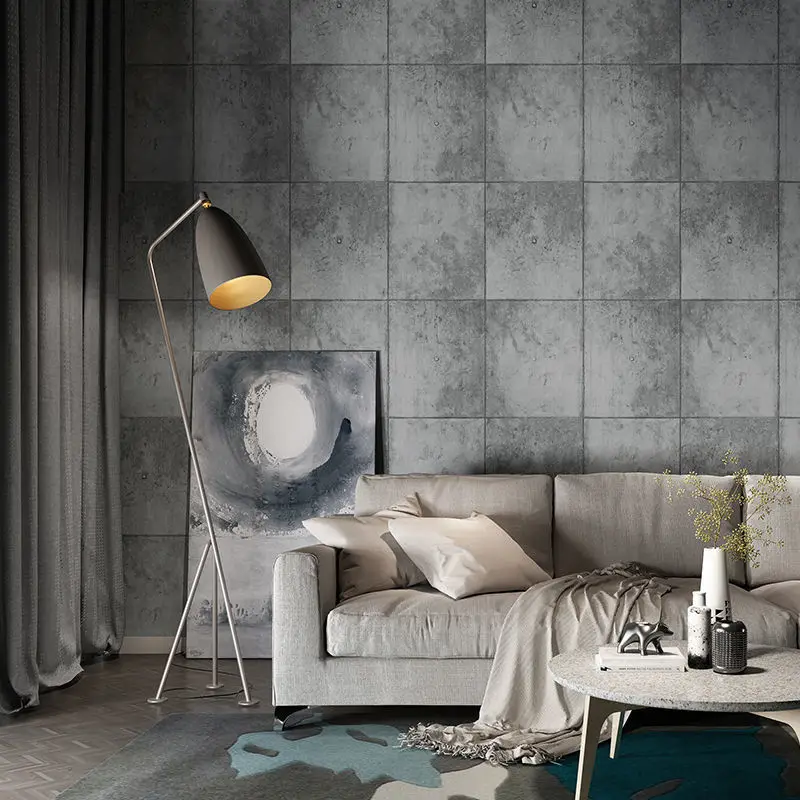 Vintage Grey Cement Bricks Wallpaper Antique Industrial Restaurant Bar Hotel Living Room Barbershop Pure Color Grid Wallpaper
Vintage Grey Cement Bricks Wallpaper Antique Industrial Restaurant Bar Hotel Living Room Barbershop Pure Color Grid Wallpaper