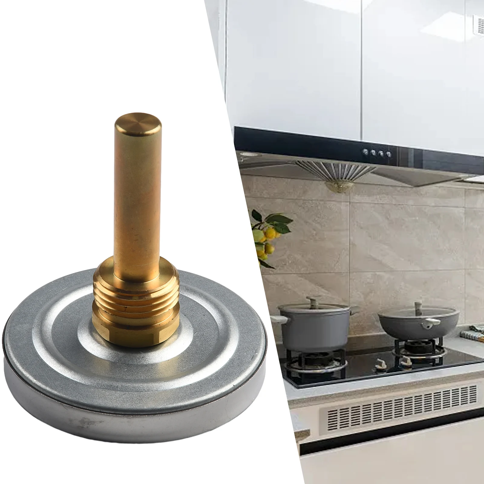 Metal Thermometer Hot Water Pipe Thermometer 0-120°C Heating 63mm Dial Temp Oven Thermometers BBQ Tools Outdoor Cooking
Metal Thermometer Hot Water Pipe Thermometer 0-120°C Heating 63mm Dial Temp Oven Thermometers BBQ Tools Outdoor Cooking