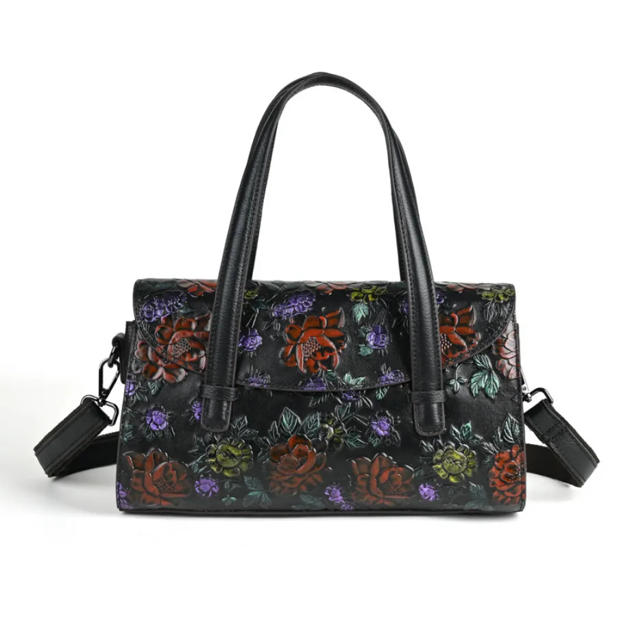 Women Real Leather Handbag Purse Fashion Girl Handle Bag Large Capacity Crossbody Bags Female Portable Trendy Flowers Party Tote
Women Real Leather Handbag Purse Fashion Girl Handle Bag Large Capacity Crossbody Bags Female Portable Trendy Flowers Party Tote