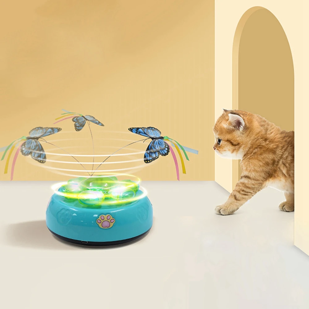 Automatic Interactive Cat Toys Rechargeable Fluttering Butterfly Moving Ambush Feather Smart Cat Toy for Indoor Cat Accessories
Automatic Interactive Cat Toys Rechargeable Fluttering Butterfly Moving Ambush Feather Smart Cat Toy for Indoor Cat Accessories