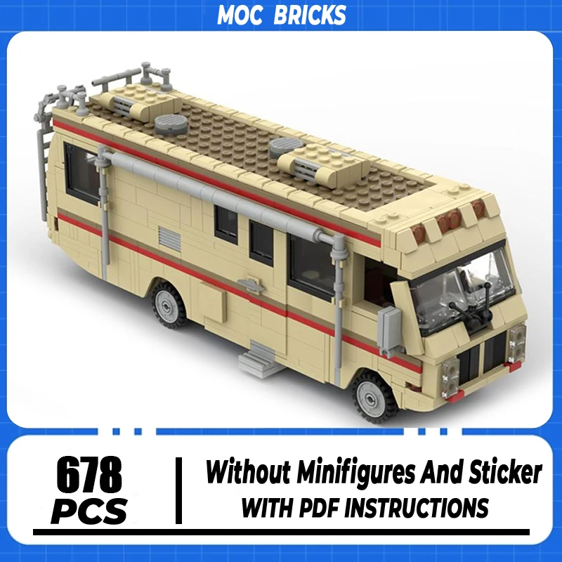 

Moc Building Bricks Classic Movie Break Bad Car Model Technology Modular City Car Blocks Construstion Toy DIY Set Assembly Gifts