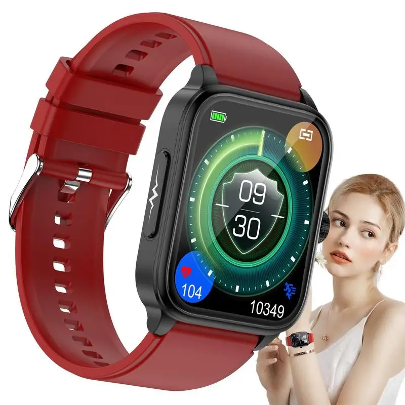 

Wearable Glucose Monitor Blood Pressure Monitoring Watch Tracking Fitness Watch With 1.85 Inches HD Display For Running Yoga