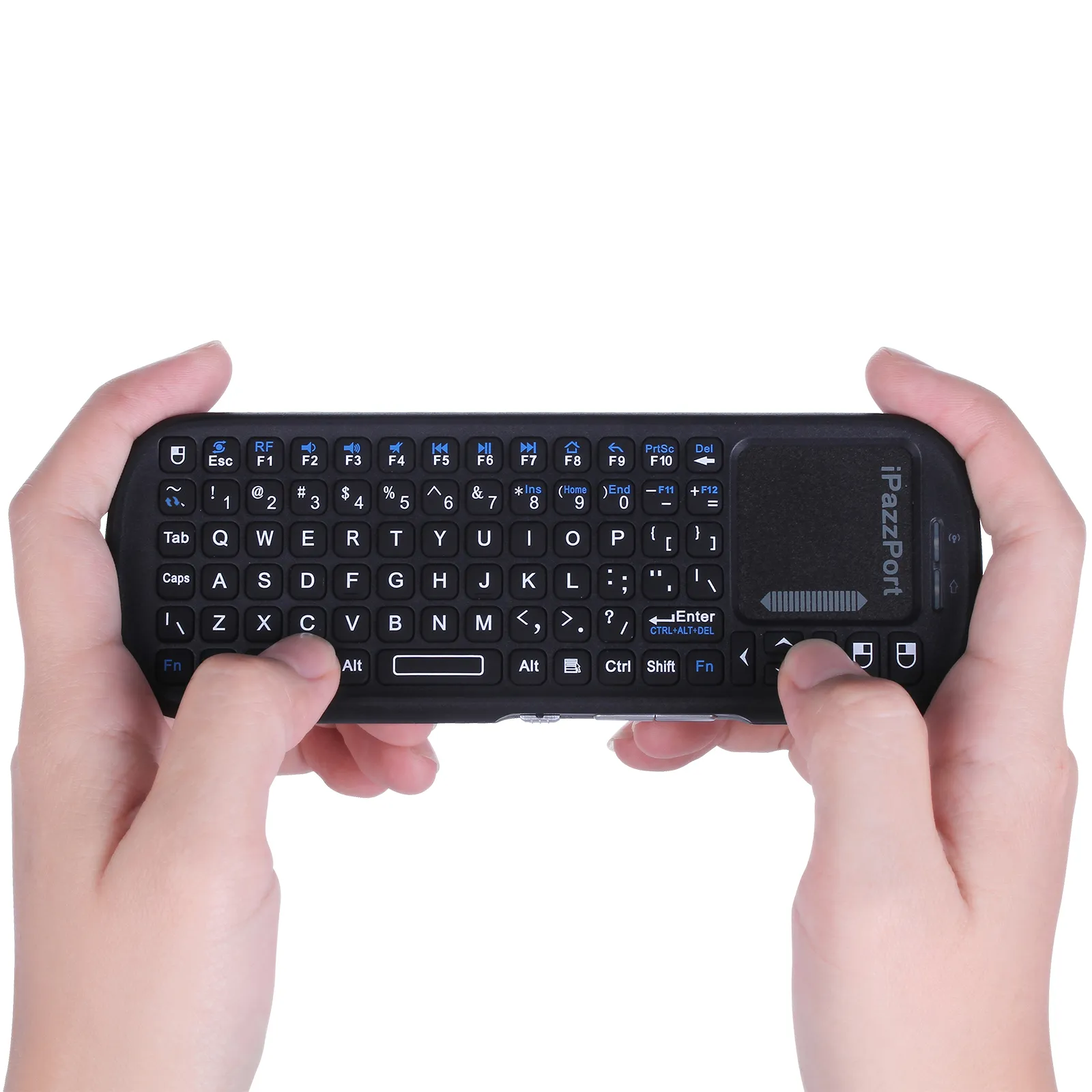 

iPazzPort Mini Bluetooth＆ 2.4GHz Wireless Keyboard with Touchpad MouseCombo for Android TV Box/PC/Tablet/PS4/Raspberry Pi 3/HTPC
