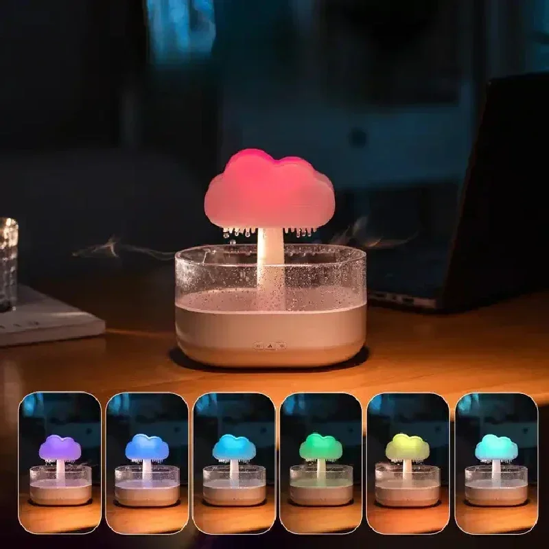 Rain Cloud Air Humidifier Aromatherapy Essential Oil Diffuser 200ml 7 Colors Mushroom Humidificador Fragrance Machine
Rain Cloud Air Humidifier Aromatherapy Essential Oil Diffuser 200ml 7 Colors Mushroom Humidificador Fragrance Machine