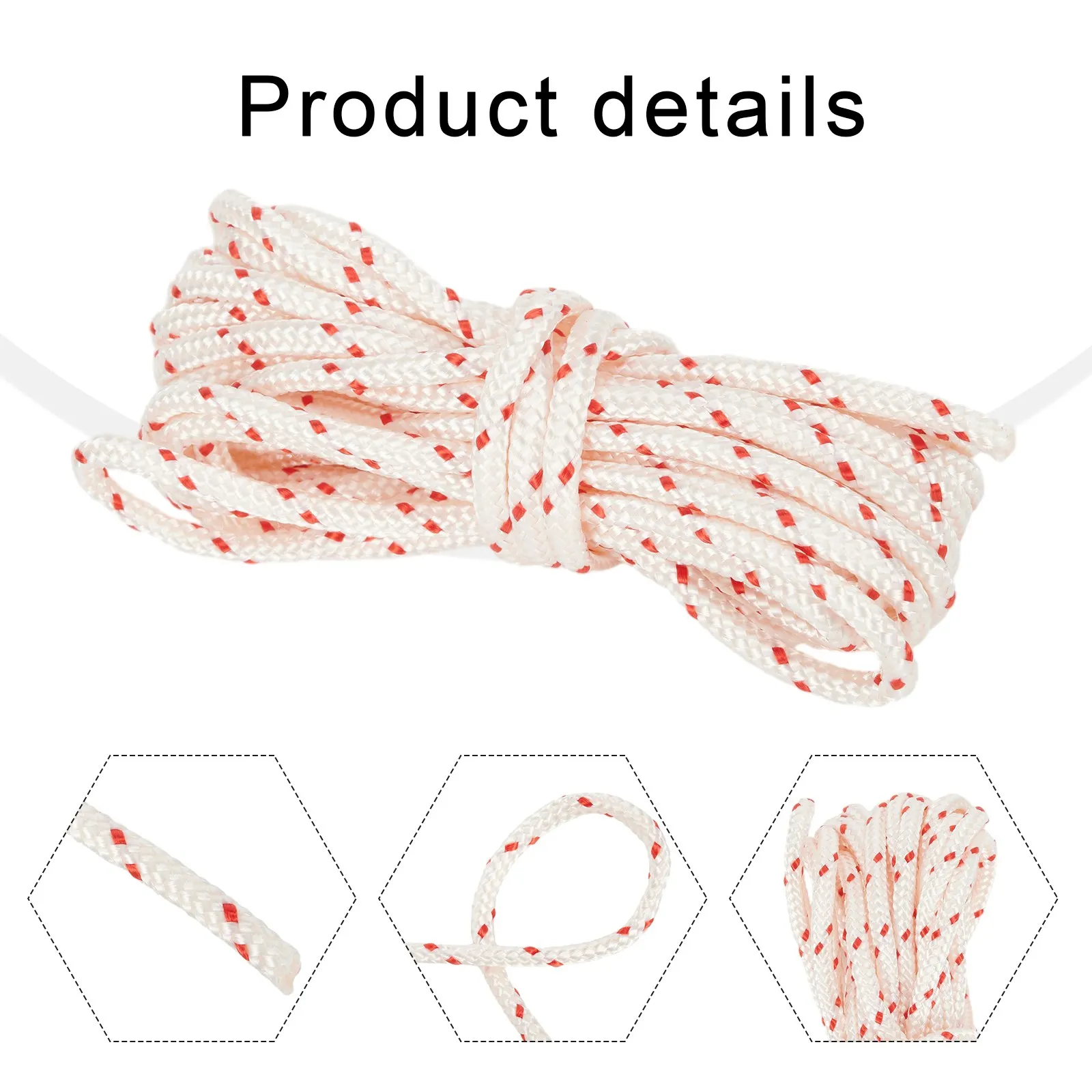 Lawn Mower Engine Pull Cord Starter Rope 5,0m Ø 4,5mm 330 Kg Loadable Starter Rope For Carts Chainsaws Lawn Mower Accessories
Lawn Mower Engine Pull Cord Starter Rope 5,0m Ø 4,5mm 330 Kg Loadable Starter Rope For Carts Chainsaws Lawn Mower Accessories