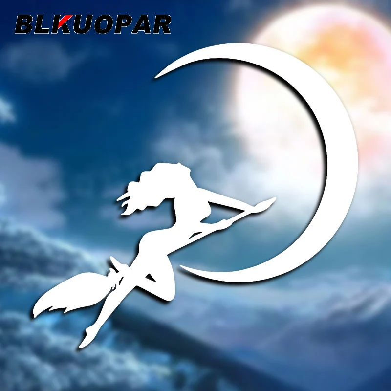 BLKUOPAR, сексуальная ведьма, девушка, мухи в Луну, автомобильные наклейки, креативная наклейка, водонепроницаемые вырезанные окна, шлем, автомобильное украшение
BLKUOPAR, сексуальная ведьма, девушка, мухи в Луну, автомобильные наклейки, креативная наклейка, водонепроницаемые вырезанные окна, шлем, автомобильное украшение