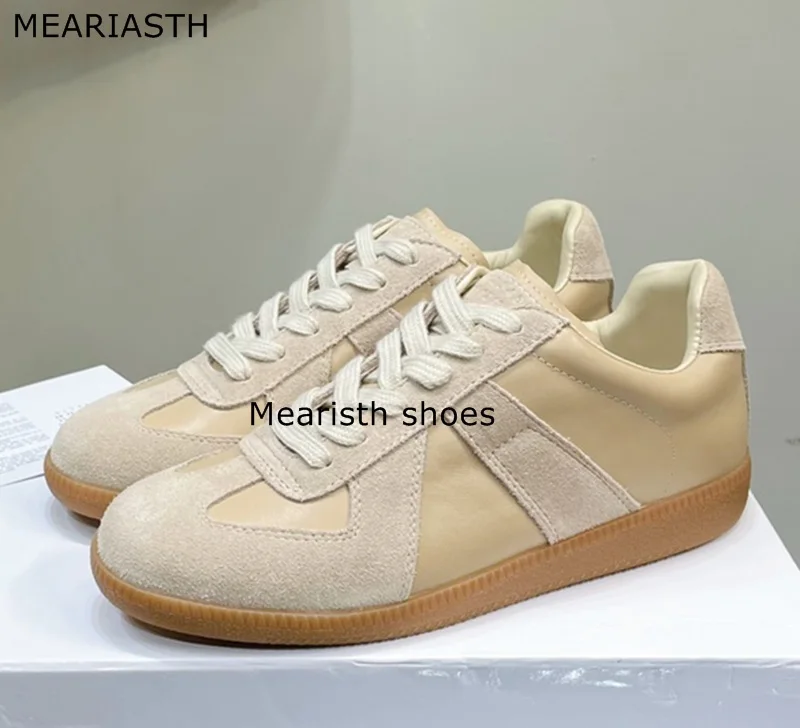 Meariasth Men's New Patchwork men casual shoes German shoes Couples shoes lace-up vintage Genuine leather Sneakers and Loafers
Meariasth Men's New Patchwork men casual shoes German shoes Couples shoes lace-up vintage Genuine leather Sneakers and Loafers