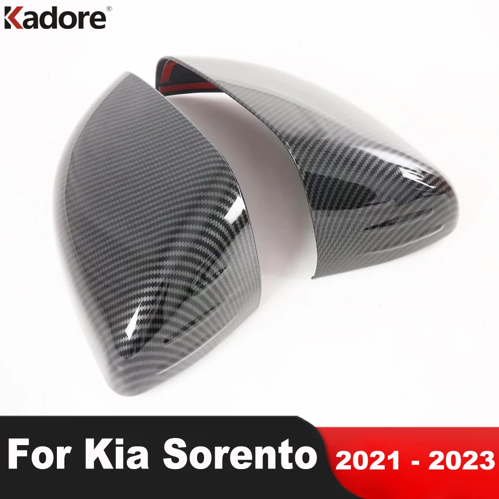 For Kia Sorento 2021 2022 2023 Carbon Fiber Car Door Side Mirror Cap Covers Rearview Mirror Cover Trim Exterior Accessories
For Kia Sorento 2021 2022 2023 Carbon Fiber Car Door Side Mirror Cap Covers Rearview Mirror Cover Trim Exterior Accessories
