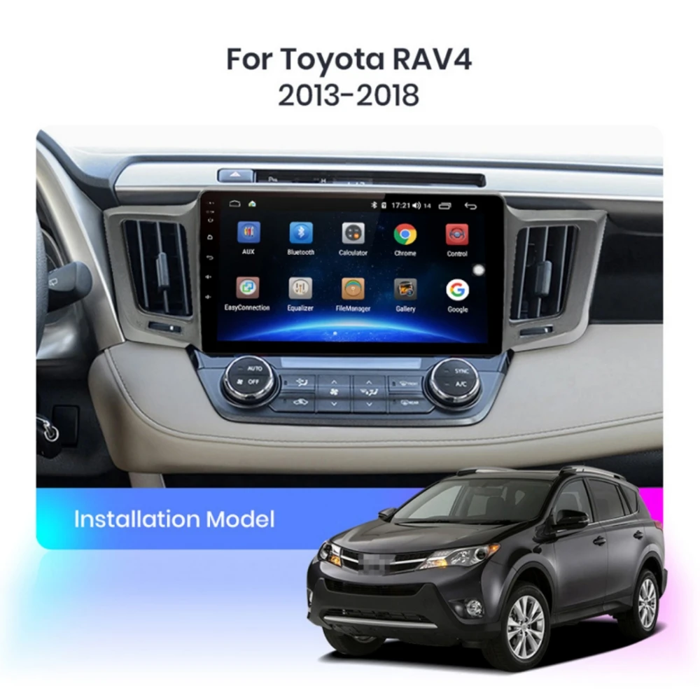 Car Radio Audio Multimedia Player DSP For Toyota Rav4 Rav 4 2012 - 2017 Android Gps Navigation Auto Carplay Stereo Head Unit 4G
Car Radio Audio Multimedia Player DSP For Toyota Rav4 Rav 4 2012 - 2017 Android Gps Navigation Auto Carplay Stereo Head Unit 4G