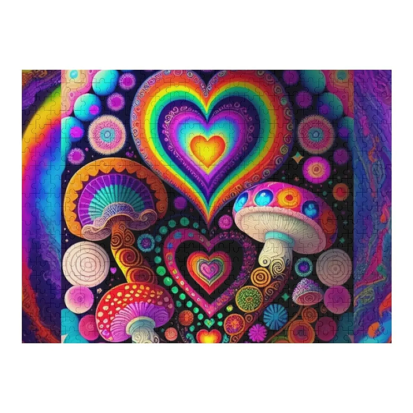 Trippy Magic Mushroom Love Jigsaw Puzzle Customized Gifts For Kids Personalized Toy Puzzle
Trippy Magic Mushroom Love Jigsaw Puzzle Customized Gifts For Kids Personalized Toy Puzzle
