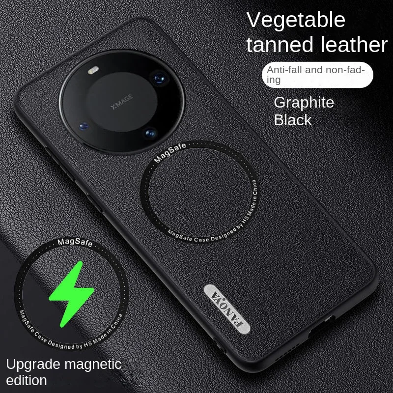 Luxury Leather Magnetic For Magsafe Wireless Charging Phone Case For Huawei Mate 60 ProTransparent Shockproof Cover
Luxury Leather Magnetic For Magsafe Wireless Charging Phone Case For Huawei Mate 60 ProTransparent Shockproof Cover