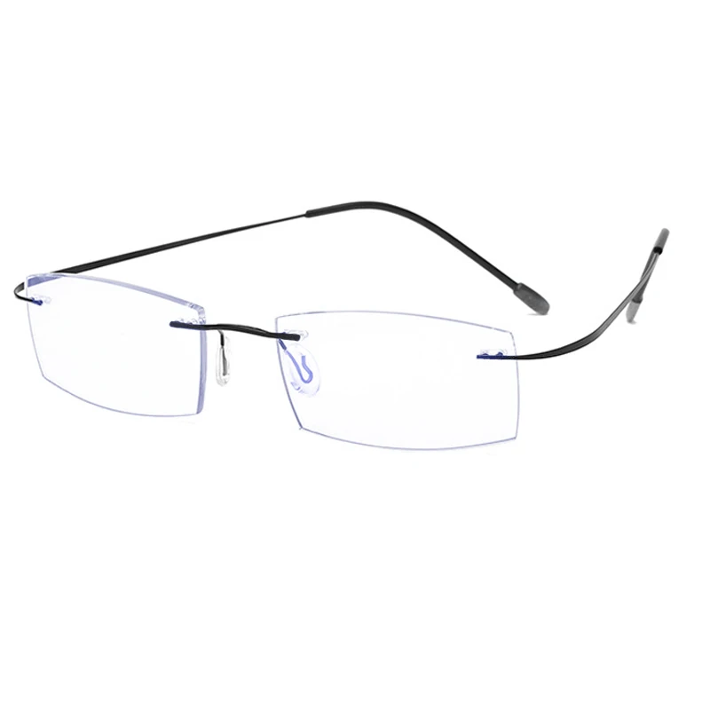Men's Anti Blue Light Blocking Reading Glasses Cut Frameless Metal HD Lens Eyewear Women Prescription Presbyopic Glasses +400 46 Mallzona Sc46280c204604d26977f493fb7537f57M Men's Anti Blue Light Blocking Reading Glasses Cut Frameless Metal HD Lens Eyewear Women Prescription Presbyopic Glasses +400 Mallzona