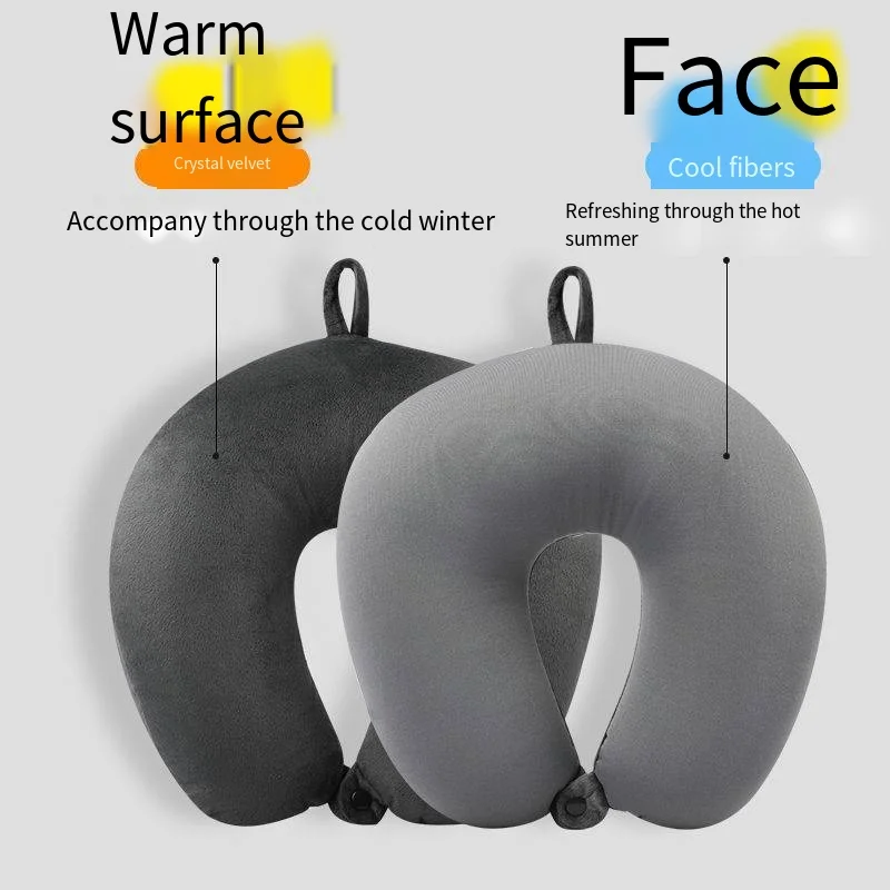 Double-sided Washable Velvet Elastic memory Particle filled U-shaped Pillow Neck Guard Pillow Adult Travel Pillow Soft
Double-sided Washable Velvet Elastic memory Particle filled U-shaped Pillow Neck Guard Pillow Adult Travel Pillow Soft