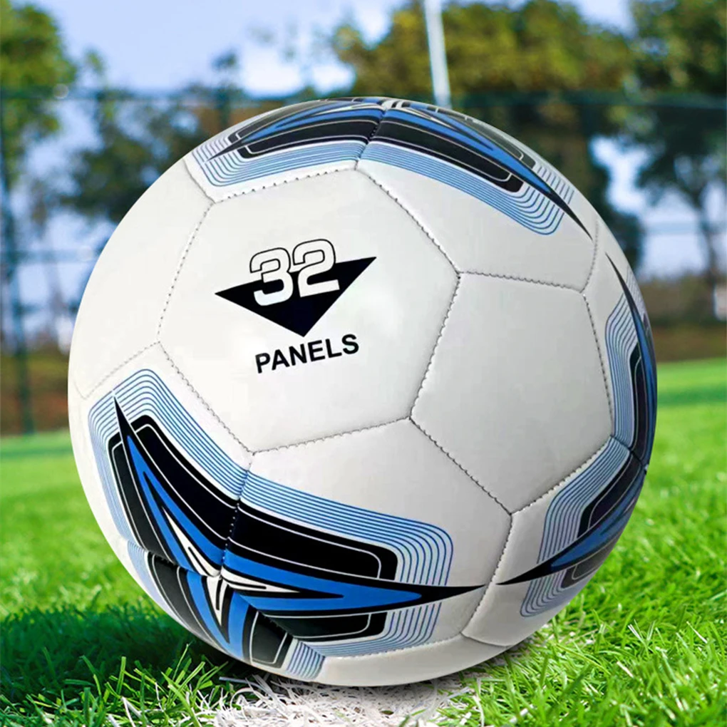 

PVC Machine-stitched Football Soccer Balls Official Size 5 Match Balls Seamless Wearproof Anti-slip Training Football